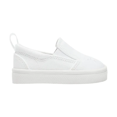 (Infant) Puma Bari Slip-On 'White Silver'