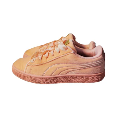 (Infant) Puma Basket 'Orange'