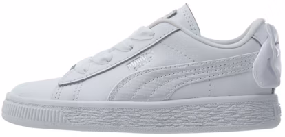 (Infant) Puma Basket Bow AC 'White' 367323-01 (Infant) Puma Basket Bow AC 'White' 367323-01