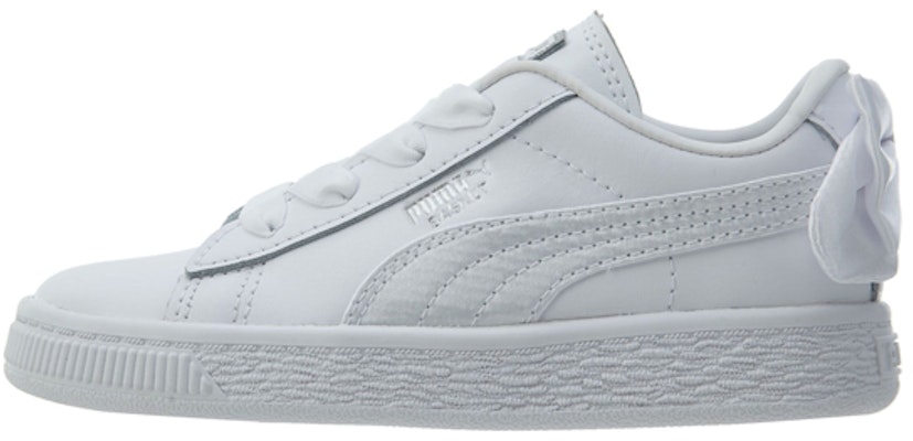 (Infant) Puma Basket Bow AC 'White' 367323-01 Buy (Infant) Puma Basket Bow AC 'White' 367323-01
