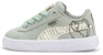 (TD) Puma Basket Canvas 'Hijau Kanak-Kanak' 374302-03