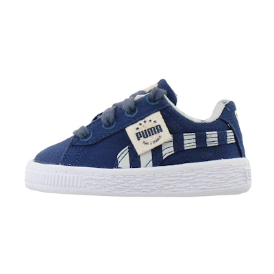 (Infant) Puma Basket Canvas 'Time 4 Change - Dark Denim'