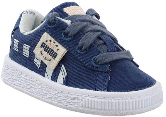 (Infant) Puma Basket Canvas 'Time 4 Change - Dark Denim' 371757-02 Lookbook (Infant) Puma Basket Canvas 'Time 4 Change - Dark Denim' 371757-02