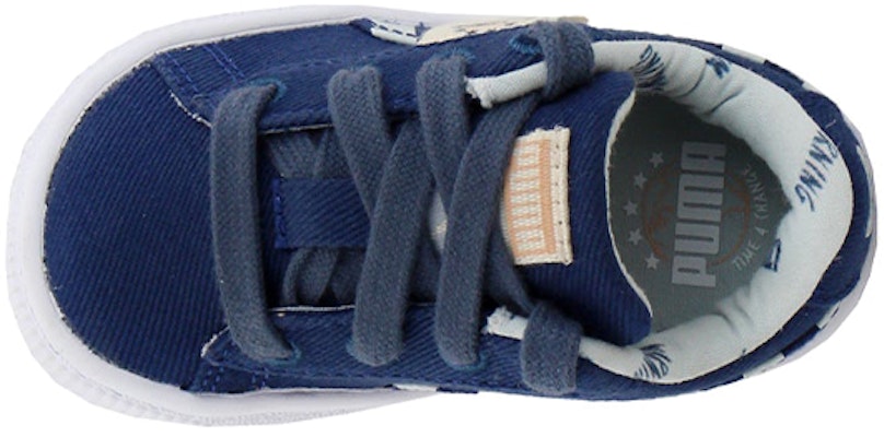 (Infant) Puma Basket Canvas 'Time 4 Change - Dark Denim' 371757-02 Shop (Infant) Puma Basket Canvas 'Time 4 Change - Dark Denim' 371757-02