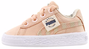 (Infant) Puma Basket Canvas 'Time 4 Change - Pink Sand' 371757-01 (Infant) Puma Basket Canvas 'Time 4 Change - Pink Sand' 371757-01