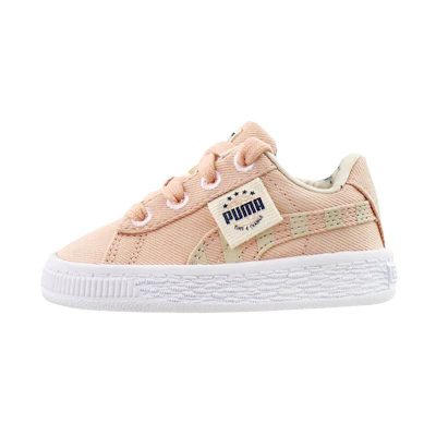 (Infant) Puma Basket Canvas 'Time 4 Change - Pink Sand'