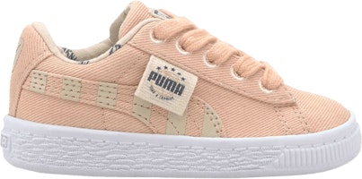 (Infant) Puma Basket Canvas 'Time 4 Change - Pink Sand' 371757-01 (Infant) Puma Basket Canvas 'Time 4 Change - Pink Sand' 371757-01