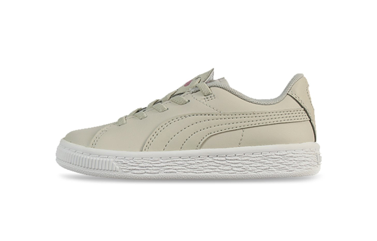 (Infant) Puma Basket Crush 'Glitter Hearts AC Grey' 369672-02