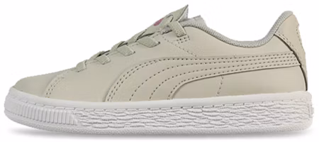 (Infant) Puma Basket Crush 'Glitter Hearts AC Grey' 369672-02 (Infant) Puma Basket Crush 'Glitter Hearts AC Grey' 369672-02