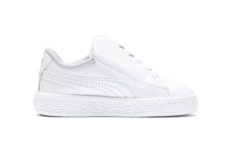 Order (TD) Puma Basket Crush 漆皮白色款 369676-02