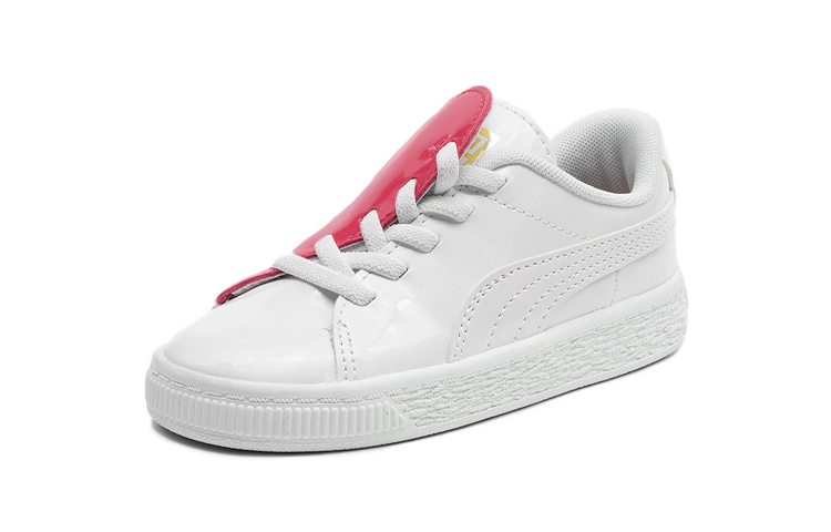 Lookbook (TD) Puma Basket Crush Patent 白紅配色 女鞋 369676-01