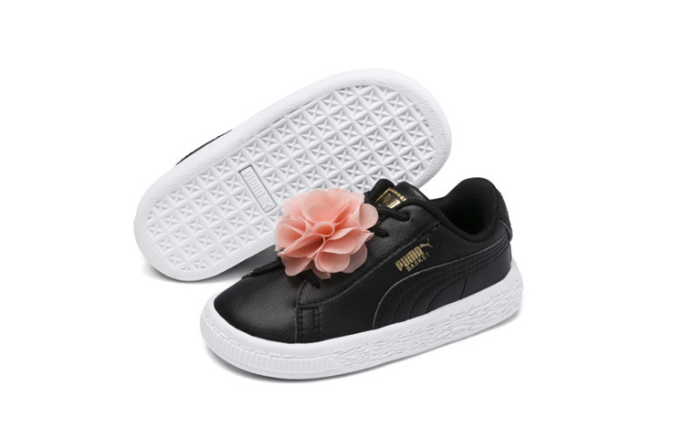 Lookbook (TD) Puma Basket Flower AC Inf 'Cinta Floral Negra' 368952-02