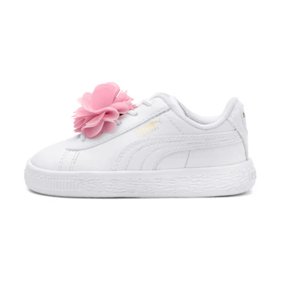 (Infant) Puma Basket Flower AC Inf 'White Floral Ribbon'