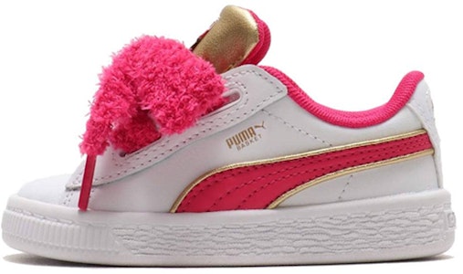 (Infant) Puma Basket Heart 'Minions White Pink' 365851-01 Buy (Infant) Puma Basket Heart 'Minions White Pink' 365851-01