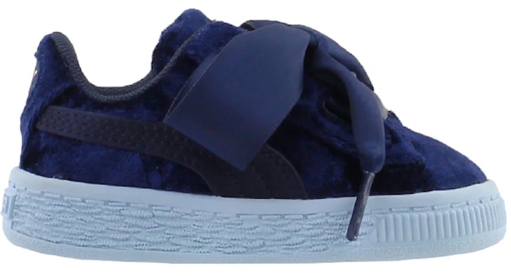 (Infant) Puma Basket Heart Velor 'Baby Blue' 367626-02 Order (Infant) Puma Basket Heart Velor 'Baby Blue' 367626-02