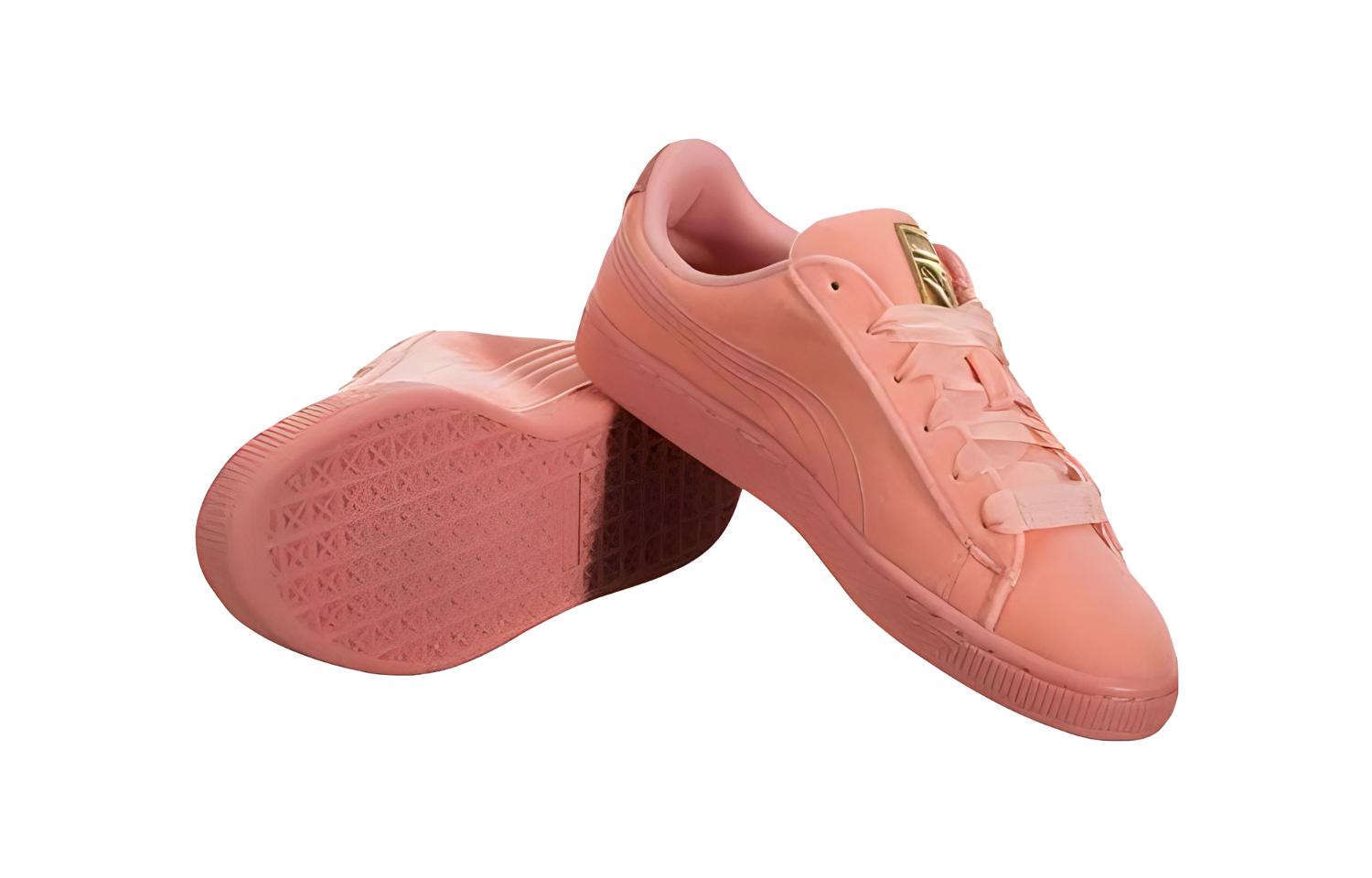 Lookbook (TD) プーマ バスケット ロー 『ピンク』 366386-01