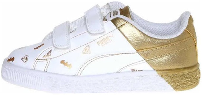 (Infant) Puma Basket V Inf 'White Gold' 365149-04 Buy (Infant) Puma Basket V Inf 'White Gold' 365149-04