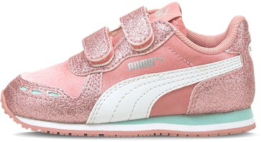 (Infant) Puma Cabana Racer Glitz 'Pink Silver' 370986-09 (Infant) Puma Cabana Racer Glitz 'Pink Silver' 370986-09
