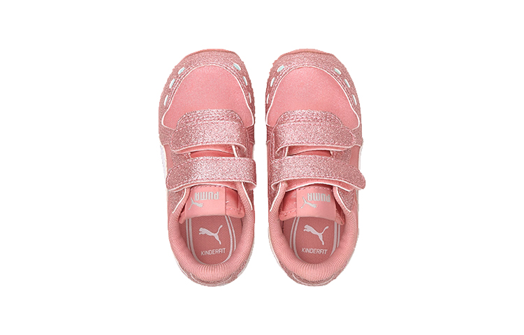 Lookbook (TD) 彪马 Cabana Racer Glitz 粉银配色女子运动鞋 370986-09