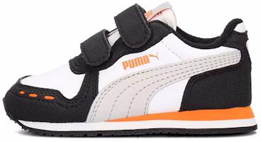 (Infant) Puma Cabana Racer Sl V Inf 'Black White Orange' 351980-64 (Infant) Puma Cabana Racer Sl V Inf 'Black White Orange' 351980-64
