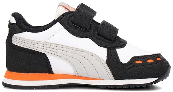 (TD) 彪马Cabana Racer SL V婴儿鞋 '黑白橙' 351980-64 Order (TD) 彪马Cabana Racer SL V婴儿鞋 '黑白橙' 351980-64