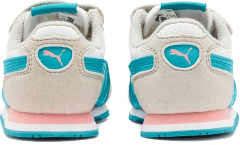 (TD) (乳児用) プーマ カバナ レーサー SL V インフ 'グレイ アクア ピンク' 351980-78 351980-78 Shop (TD) (乳児用) プーマ カバナ レーサー SL V インフ 'グレイ アクア ピンク' 351980-78 351980-78