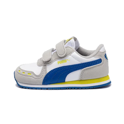 (Infant) Puma Cabana Racer SL V Inf 'Grey Blue Yellow Colorblock'