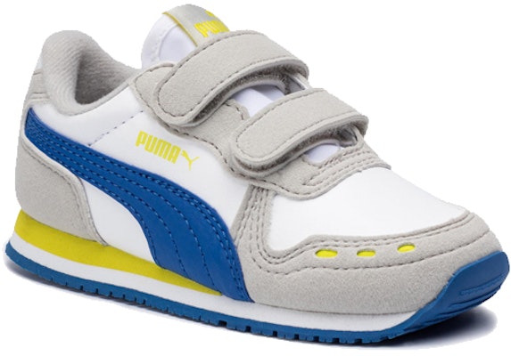 (TD) 彪马Cabana Racer SL V婴幼儿灰蓝黄拼色运动鞋 351980-77 Lookbook (TD) 彪马Cabana Racer SL V婴幼儿灰蓝黄拼色运动鞋 351980-77