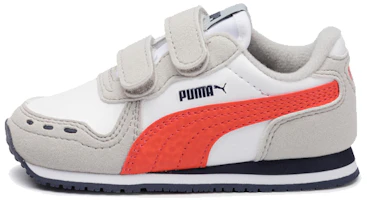 (Infant) Puma Cabana Racer SL V Inf 'Grey White Orange' 351980-76 (Infant) Puma Cabana Racer SL V Inf 'Grey White Orange' 351980-76