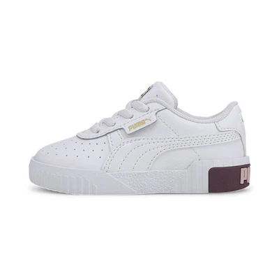 (Infant) Puma Cali 'White Burgundy'