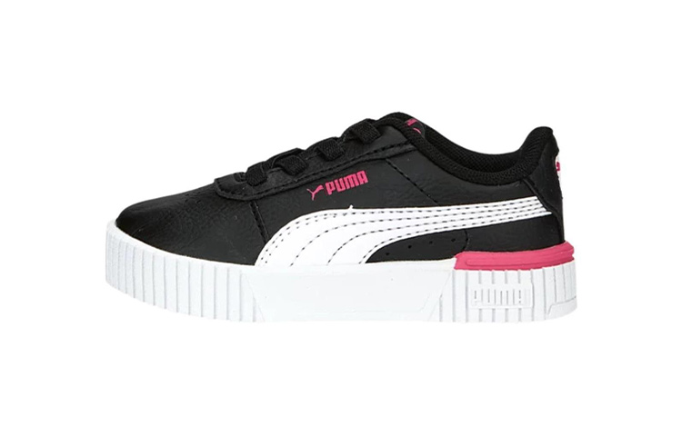(Infant) Puma Carina 2.0 'Black Glowing Pink' 392129-08