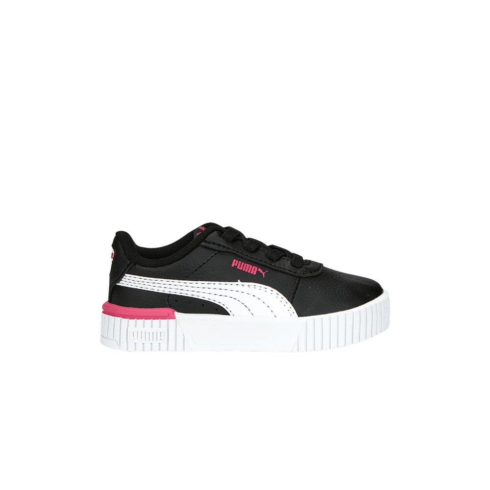 (Infant) Puma Carina 2.0 AC 'Black Glowing Pink' 386187-08
