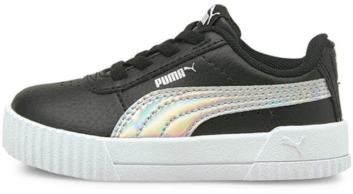 (Infant) Puma Carina 'Rainbow AC Black Silver' 380897-02 Buy (Infant) Puma Carina 'Rainbow AC Black Silver' 380897-02