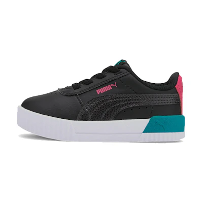 (Infant) Puma Carina 'Vivid Black Green Pink'