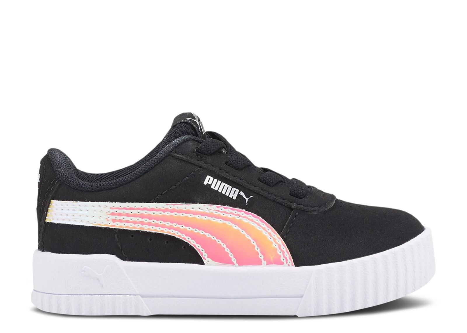 Buy (Infant) Puma Carina Holo 'Black Silver' 383743-02