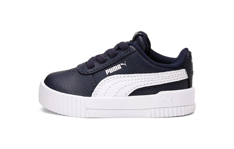 (Infant) Puma Carina Leather 'Peacoat White' 373604-24