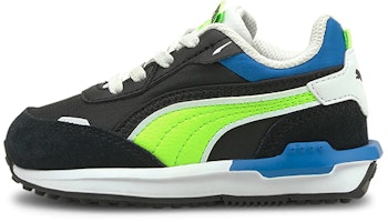 (Infant) Puma City Rider 'Black Green Blue' 382671-01 (Infant) Puma City Rider 'Black Green Blue' 382671-01
