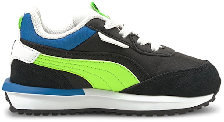 (Infant) Puma City Rider 'Black Green Blue' 382671-01 Order (Infant) Puma City Rider 'Black Green Blue' 382671-01