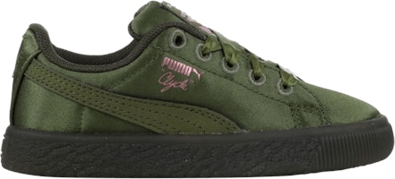 (Infant) Puma Clyde Satin 'Avocado' 366982-03 (Infant) Puma Clyde Satin 'Avocado' 366982-03