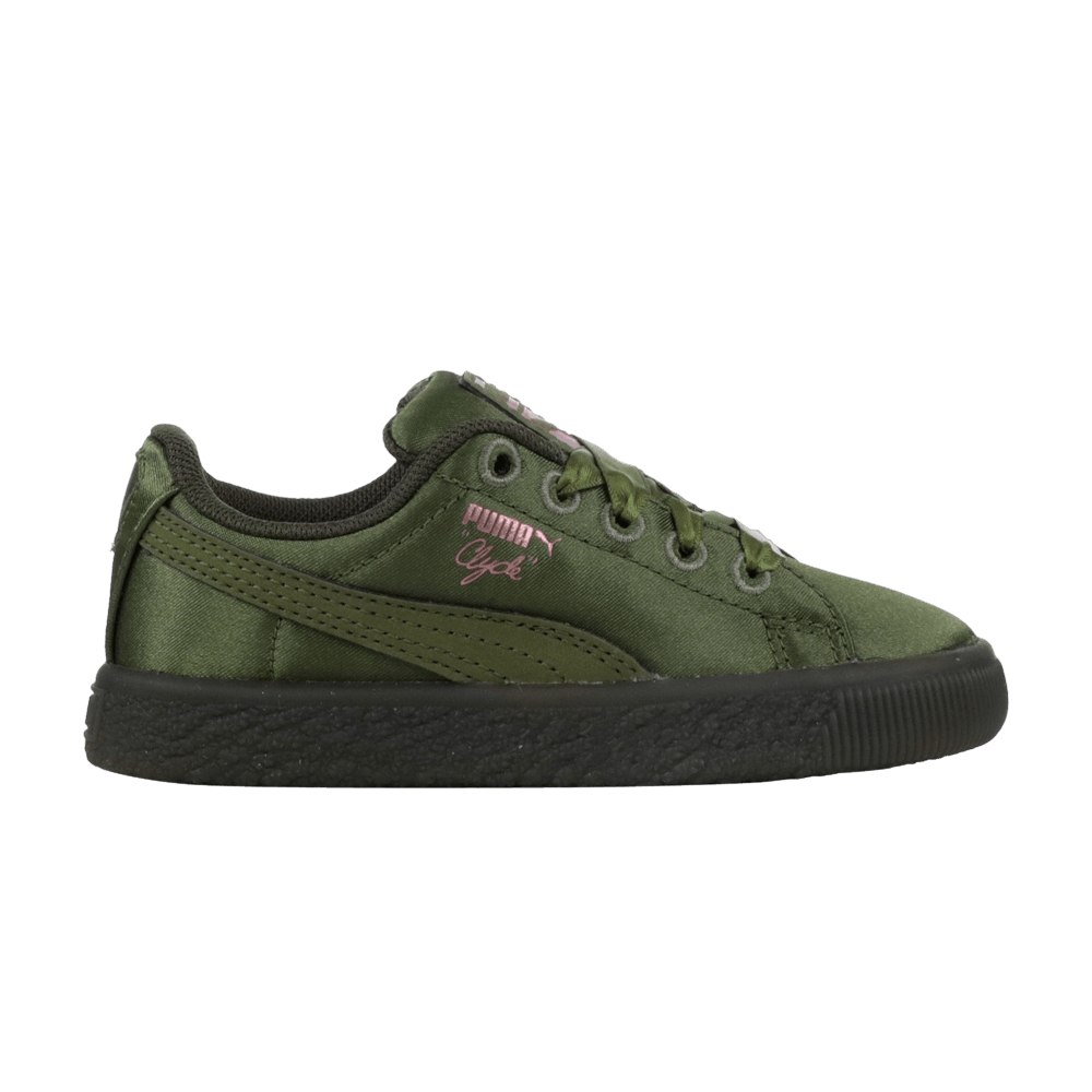 (Infant) Puma Clyde Satin 'Avocado' 366982-03