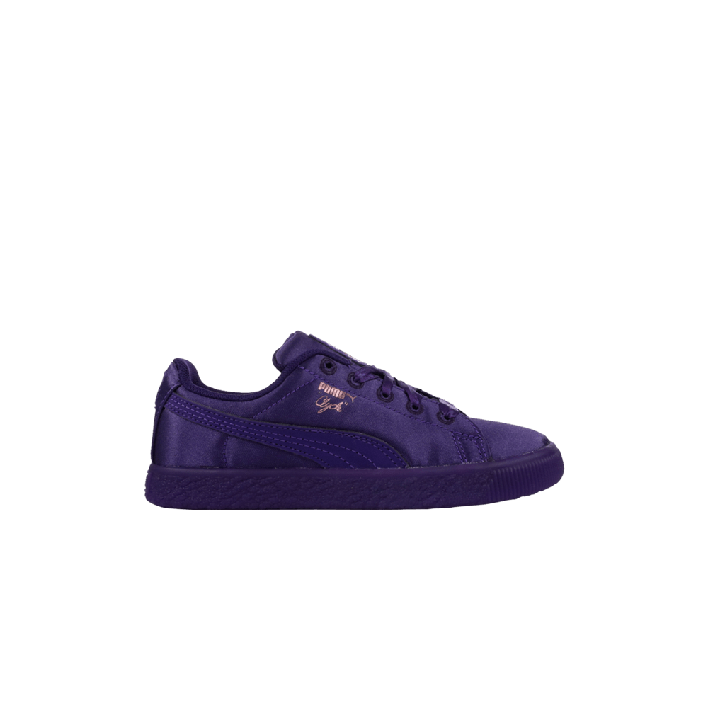 Buy (TD) Puma Clyde Satin 'Ungu Indigo' 366982-01