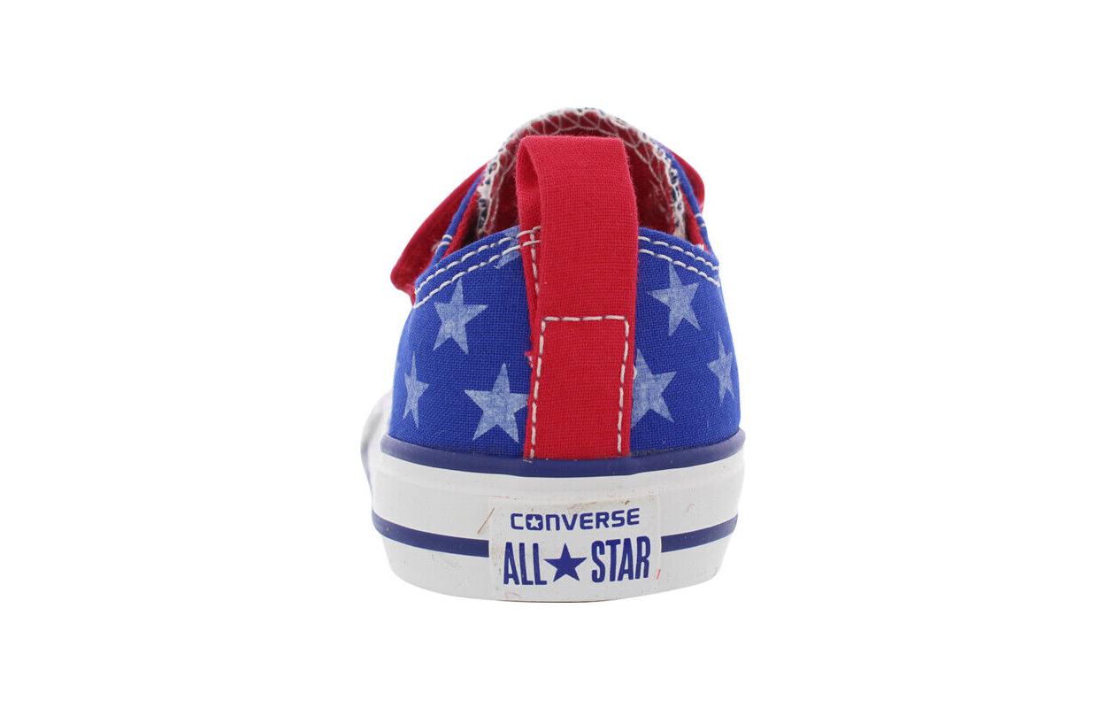 Lookbook 嬰幼兒 Converse Ct V2 Ox 耐磨防滑 低筒 學步鞋 藍紅