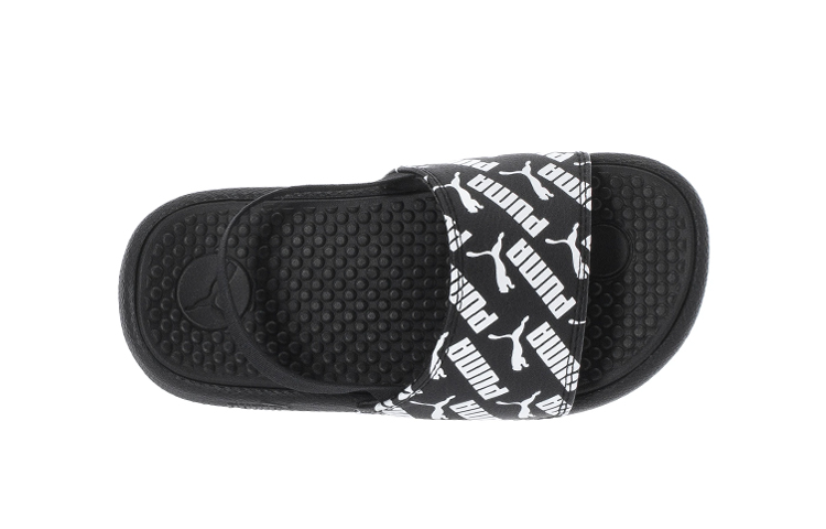Shop (TD) Puma Coolcat 'Logo Completo Negro Estampado' 384122-01