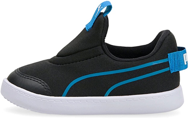 (Infant) Puma Courtflex V2 Slip On 'Black Future Blue' 374859-05 Buy (Infant) Puma Courtflex V2 Slip On 'Black Future Blue' 374859-05