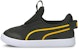 (TD) Puma Courtflex v2 Slip On Inf 'Hitam Kasual' 374859-01