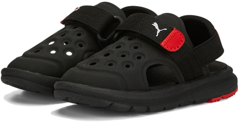 (Infant) Puma Evolve AC Sandal 'Black Red' 389148-01 Lookbook (Infant) Puma Evolve AC Sandal 'Black Red' 389148-01