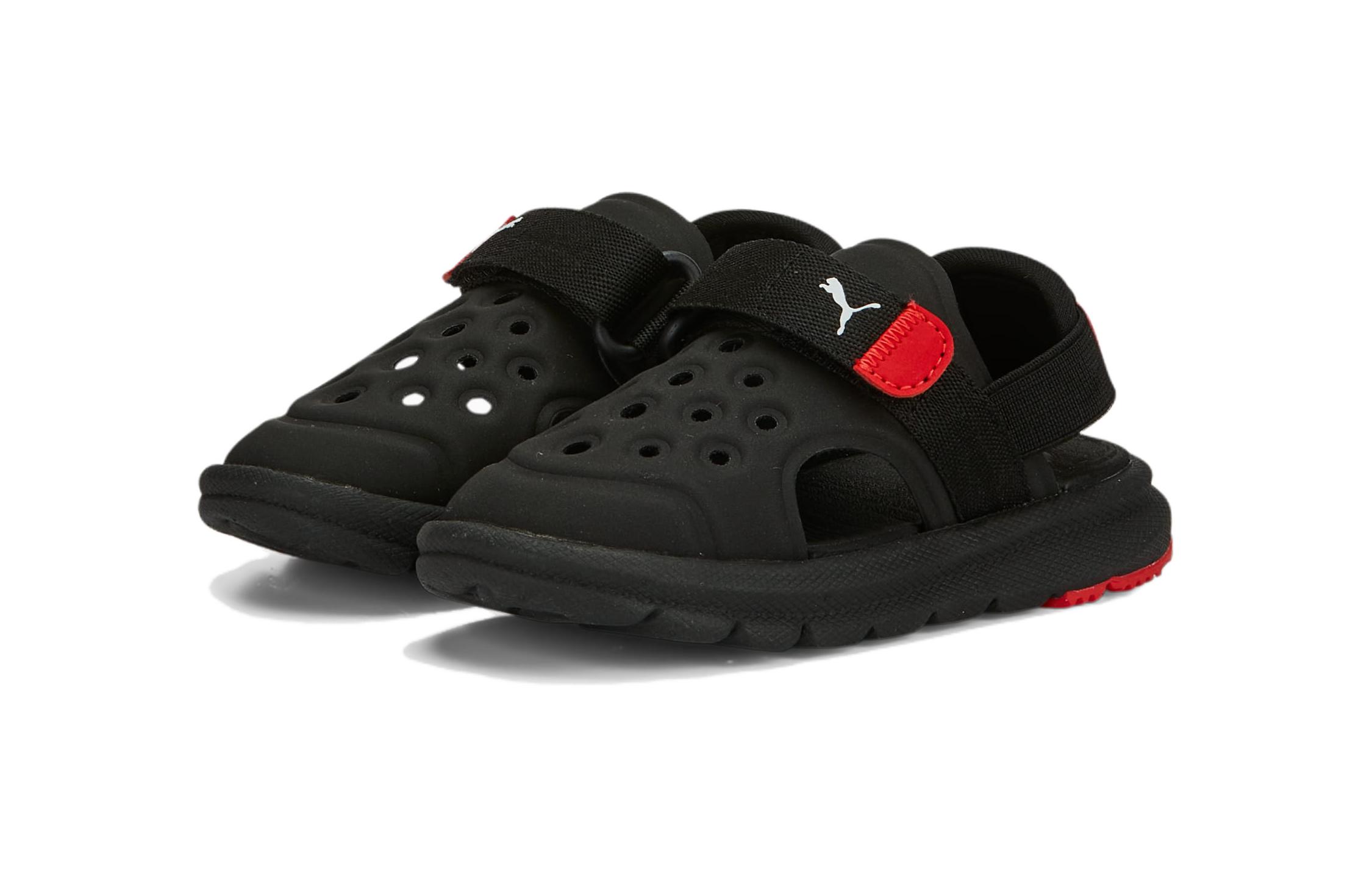 Lookbook (TD) Sandal Puma Evolve AC 'Hitam Merah' 389148-01