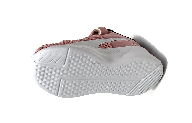 Shop (TD) Puma Flyer Runner 'Rosa y Blanco con Velcro' 376075-04