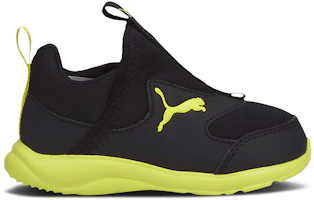 (Infant) Puma Fun Racer Slip On 'Black Nrgy Yellow' 193667-10 (Infant) Puma Fun Racer Slip On 'Black Nrgy Yellow' 193667-10