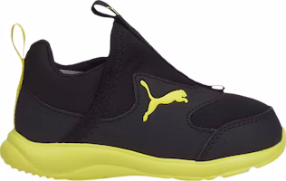 (Infant) Puma Fun Racer Slip On 'Black Nrgy Yellow' 193667-10 (Infant) Puma Fun Racer Slip On 'Black Nrgy Yellow' 193667-10